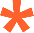 orange asterisk