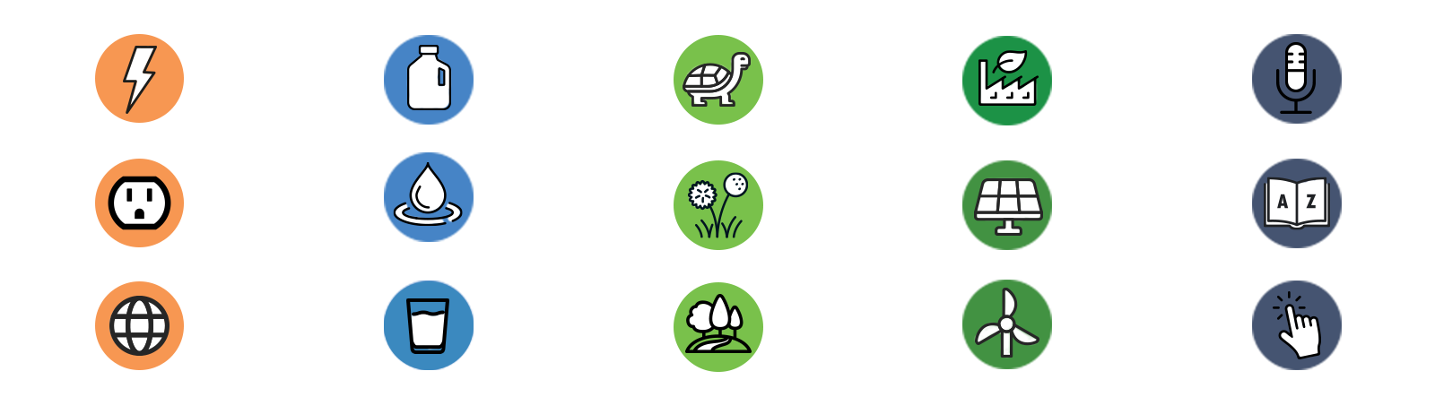 PZ-icons Portfolio icon set design Clark PowerZone