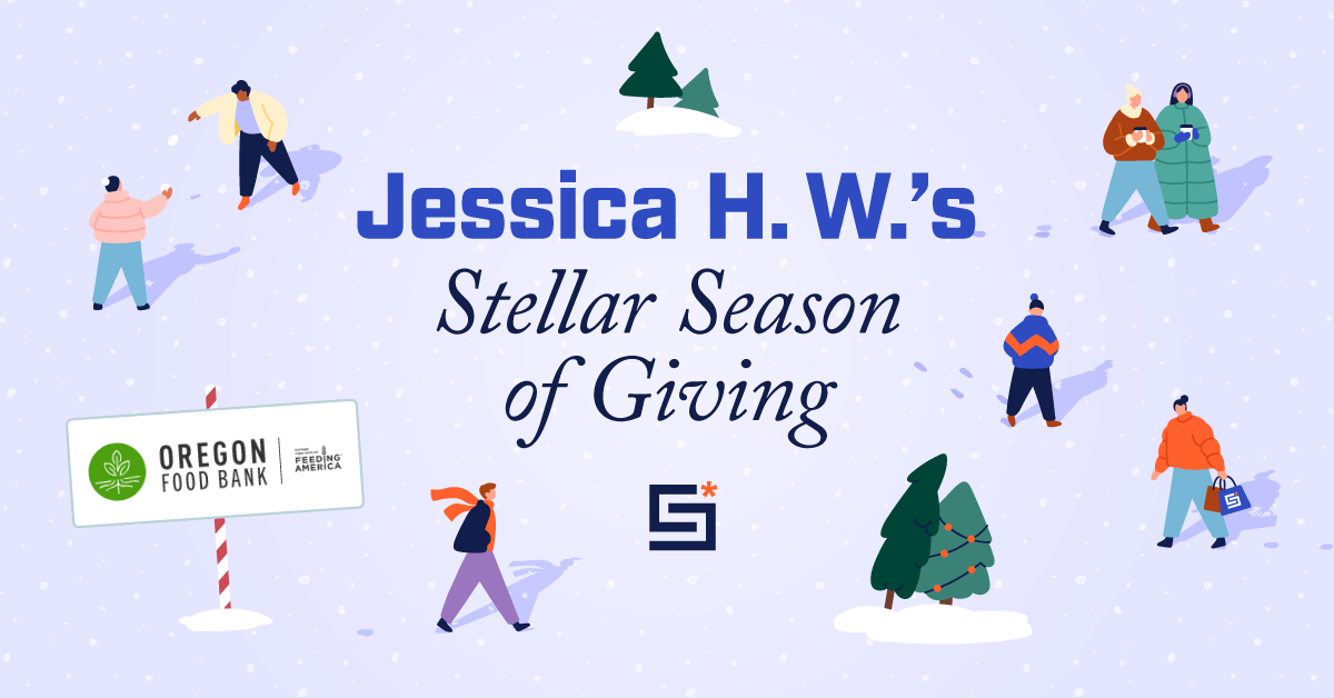 Jessica H. W.'s Stellar Season of Giving Jessica H. W.'s Stellar Season of Giving