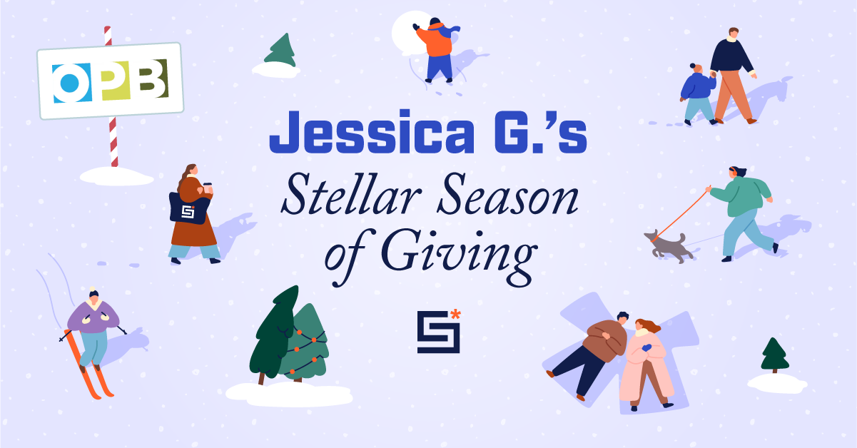 Jessica G.'s Stellar Season of Giving Jessica G.'s Stellar Season of Giving