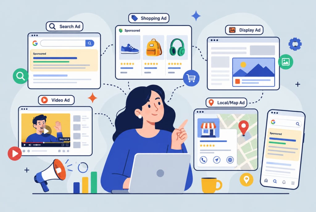 Image for The Different Types of Google Ads and Where They Appear